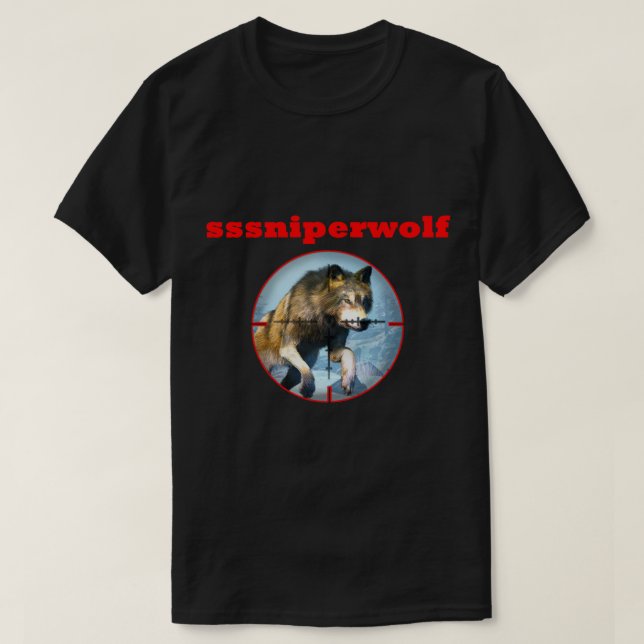 Camiseta ssniperwolf (Frente do Design)