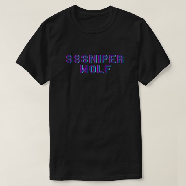Camiseta SSSniperWolf (Frente do Design)
