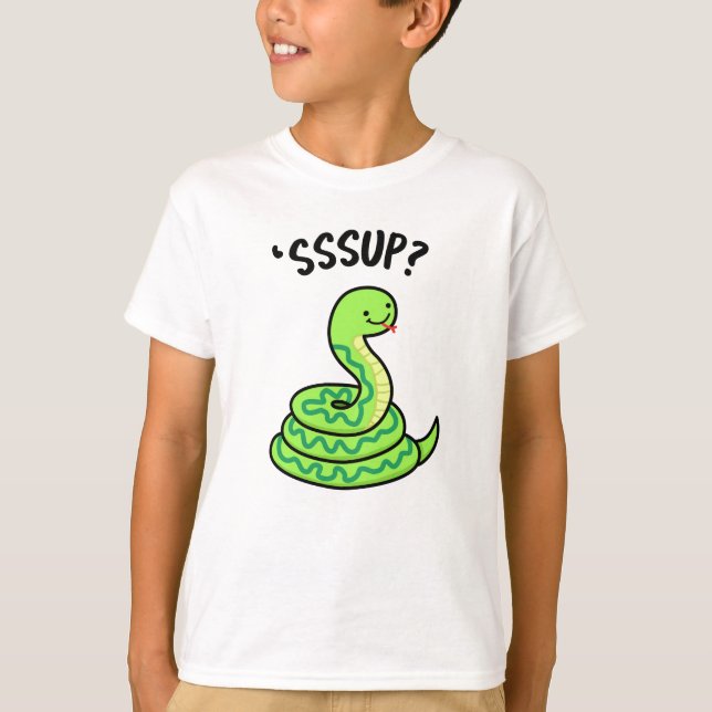 Camiseta Sssup Funny Hissing Cobra Pun (Frente)