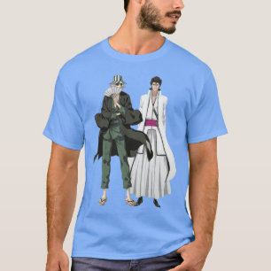 Camiseta Ssuke Aizen e kisuke Urahara do Anime Bleach f