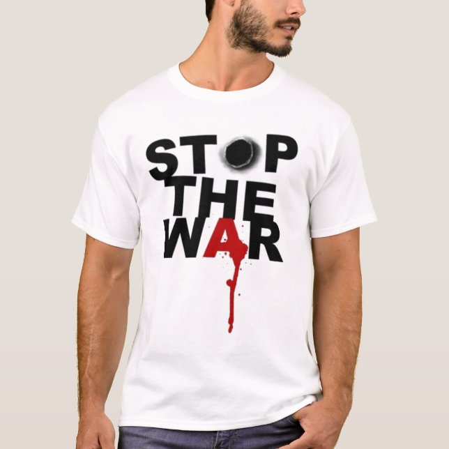 Camiseta St0p a guerra (Frente)