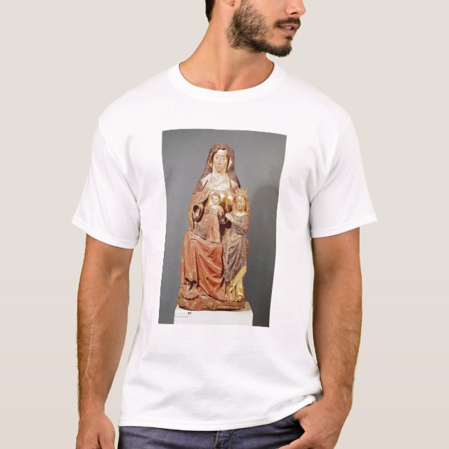 Camiseta St Anne, o Virgin e criança, (Frente)