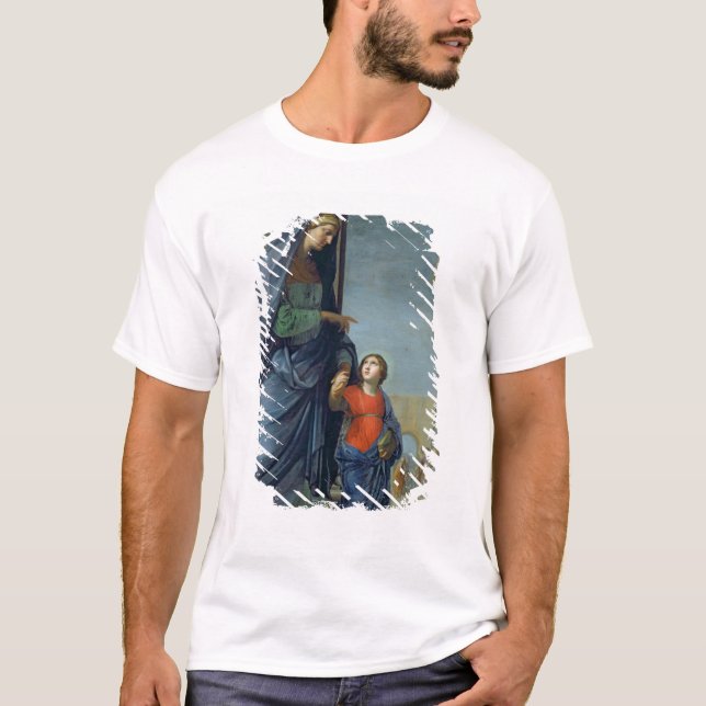 Camiseta St Anne que conduz o Virgin ao templo (Frente)