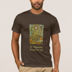 Camiseta St Augustine do t-shirt gráfico dos homens do