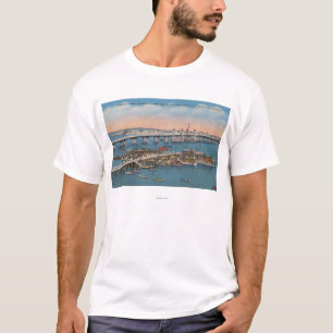 Camiseta St Augustine, FL - vista da ponte dos leões