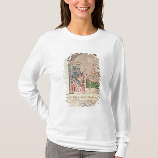 Camiseta St Augustine que discute com o Faustus (Frente)