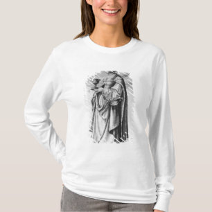 Camiseta St. Barbara, gravada por Wenceslaus Hollar, 1647