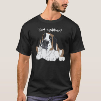 Camiseta St Bernard obteve o slobber?