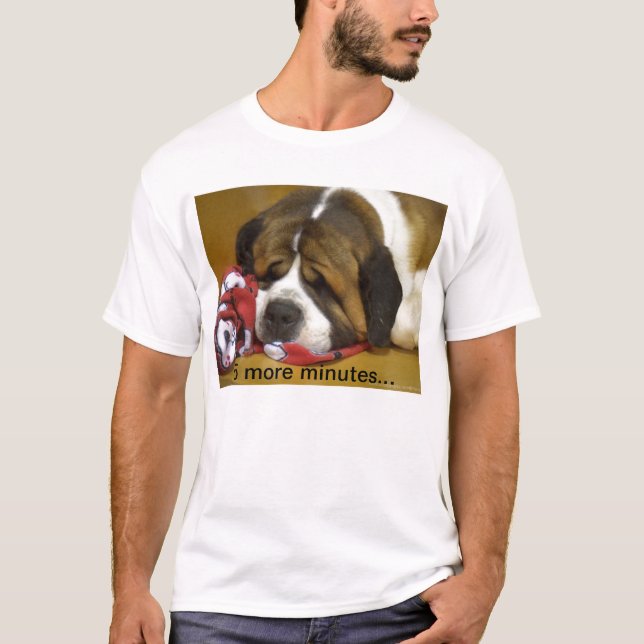 Camiseta St Bernard sonolento (Frente)