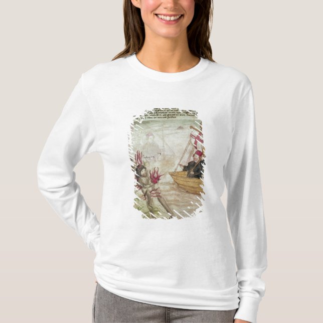 Camiseta St. Brendan em seu navio (Frente)