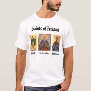 Camiseta St. Brendan, patrick, Aidan, santos de Irelan…