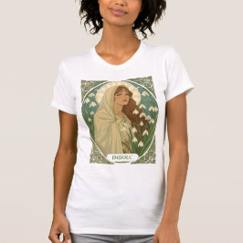 Camiseta St Brigid Art Nouveau Illustration