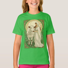 Camiseta St Brigid e Vaca Branca