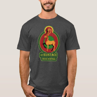 Camiseta St. Eustace, mártir, santo padroeiro de caçadores