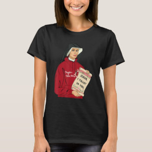 Camiseta St Faustina Kowalska Grande Amor Citação Católica