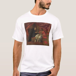 Camiseta St. Filippo Neri que cura o papa Clemente VIII