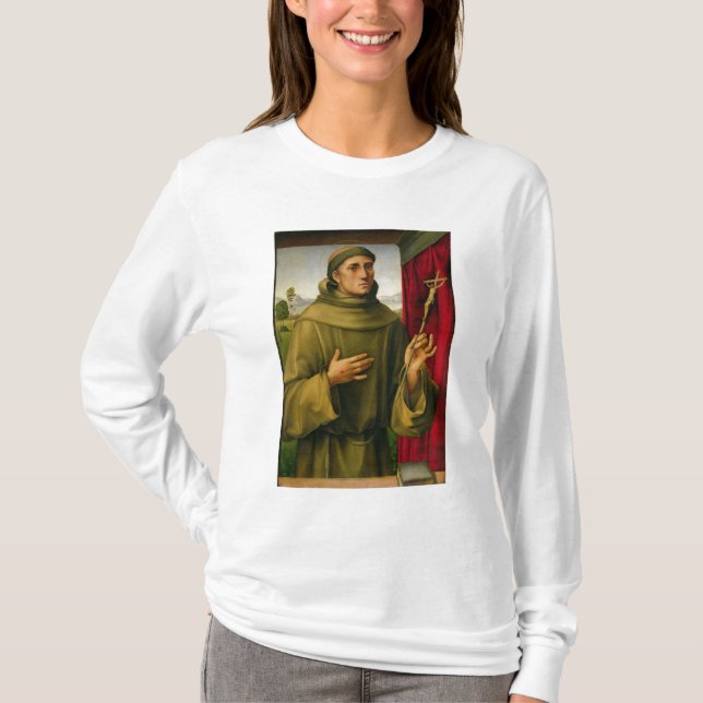 Camiseta St Francis de Assissi, c.1490 (tempera no painel) (Frente)