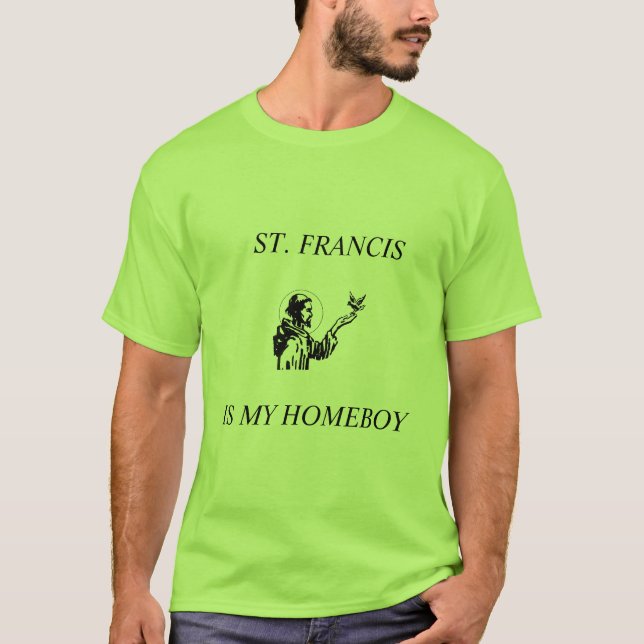 Camiseta St Francis é meu ficar em casa (Frente)