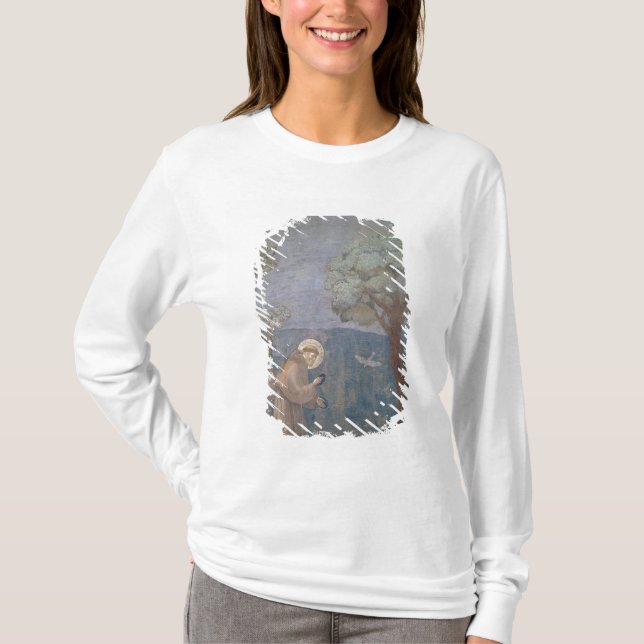 Camiseta St Francis que Preaching aos pássaros, 1297-99 (Frente)