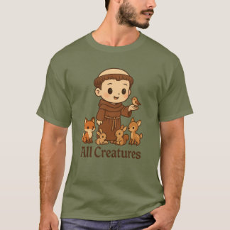Camiseta St Francis Todas as Criaturas