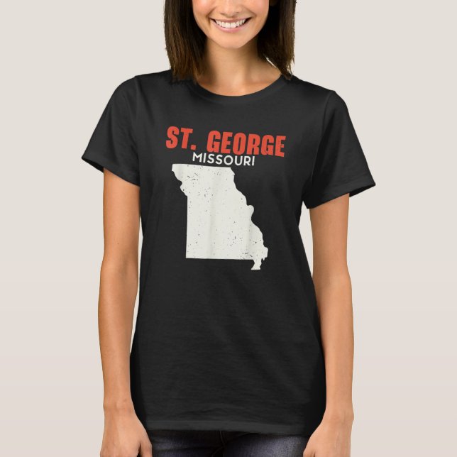 Camiseta St George Missouri USA State America Travel Missou (Frente)
