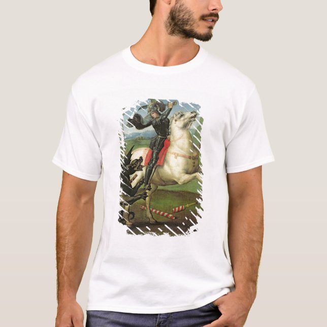Camiseta St George que esforça-se com o dragão (Frente)
