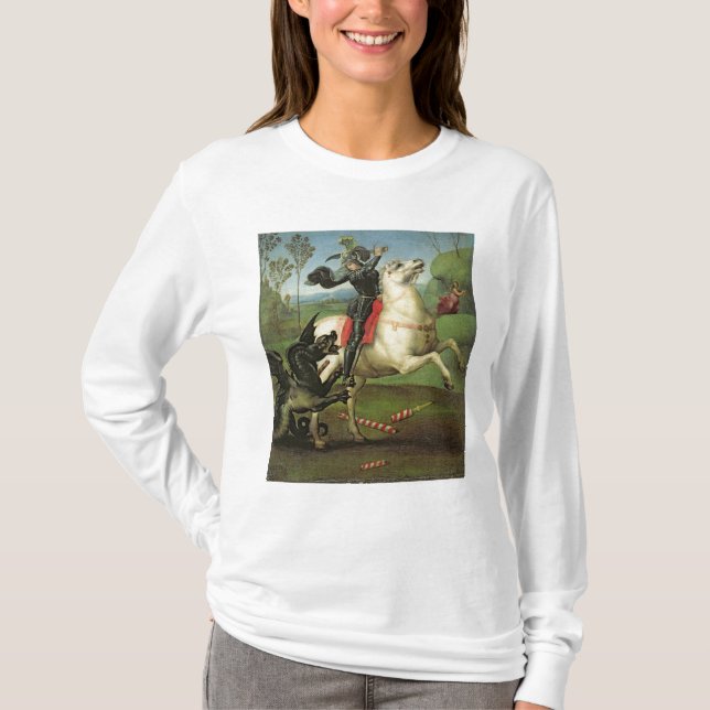 Camiseta St George que esforça-se com o dragão (Frente)