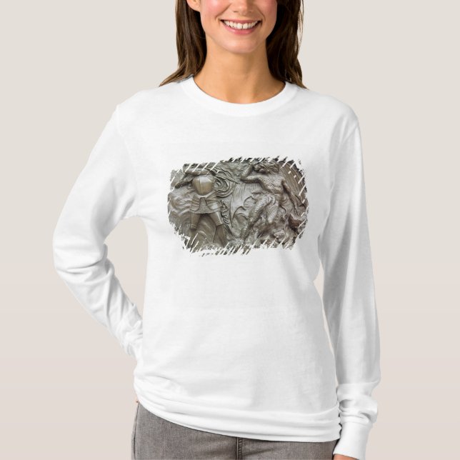 Camiseta St George que luta o dragão (Frente)
