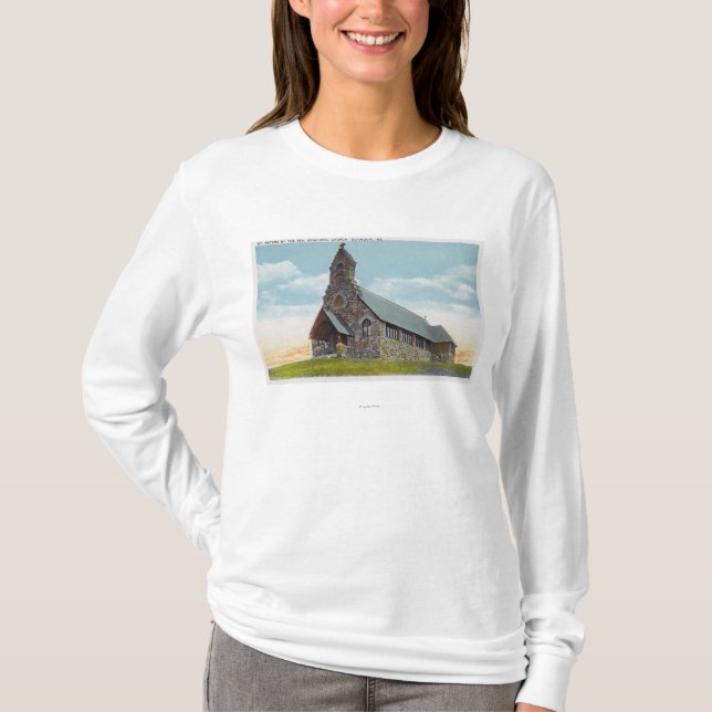 Camiseta St. igreja episcopal do Peters-por--Mar (Frente)