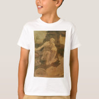 St Jerome na região selvagem por Leonardo da Vinci