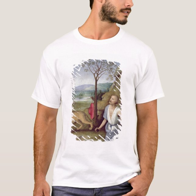Camiseta St Jerome no deserto, c.1499-1502 (Frente)