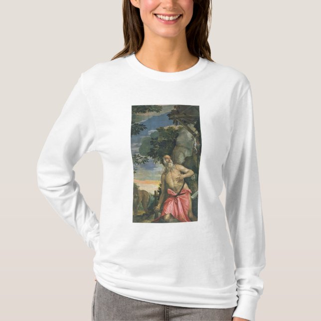 Camiseta St Jerome no Penitence (óleo em canvas) (Frente)