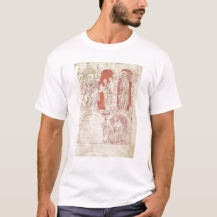 Camiseta St John Cassian escrevendo e oferecimento das
