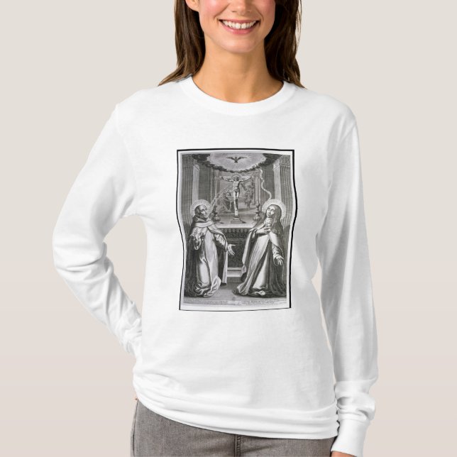 Camiseta St John da cruz e do St Theresa de Avila (Frente)