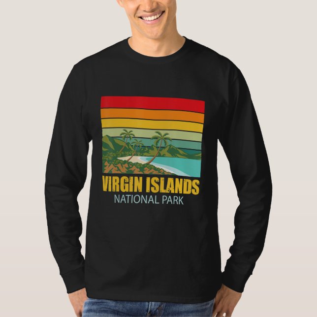 Camiseta St John Virgin Islands National Park Souvenir Camp (Frente)