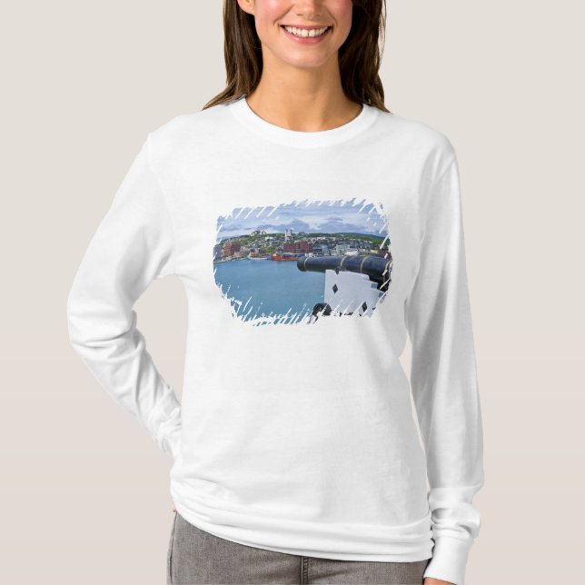 Camiseta St. John's, Terra Nova e Labrador, Canadá, a orla  (Frente)