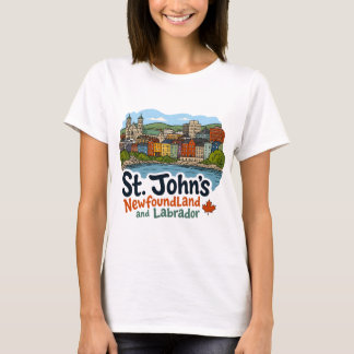 Camiseta St John's Terra Nova Linha do Céu Fofa