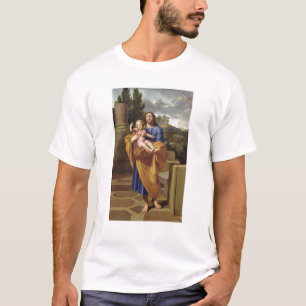 Camiseta St Joseph que leva o Jesus infantil, 1665