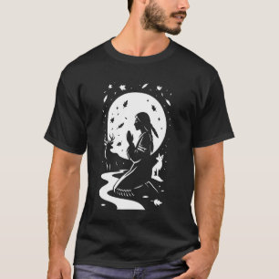 Camiseta St. Kateri Tekakwitha Católica Santa Lírio do Mo