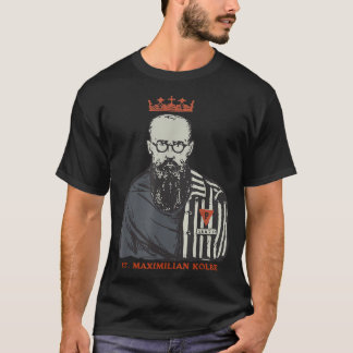 Camiseta St Maimilian Kolbe Two Crowns Catholic Saint Gifts