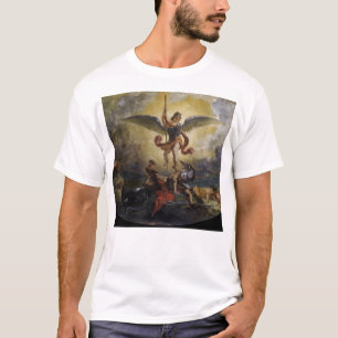 Camiseta St Michael derrota o diabo