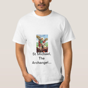 Camiseta St Michael o anjo do arco