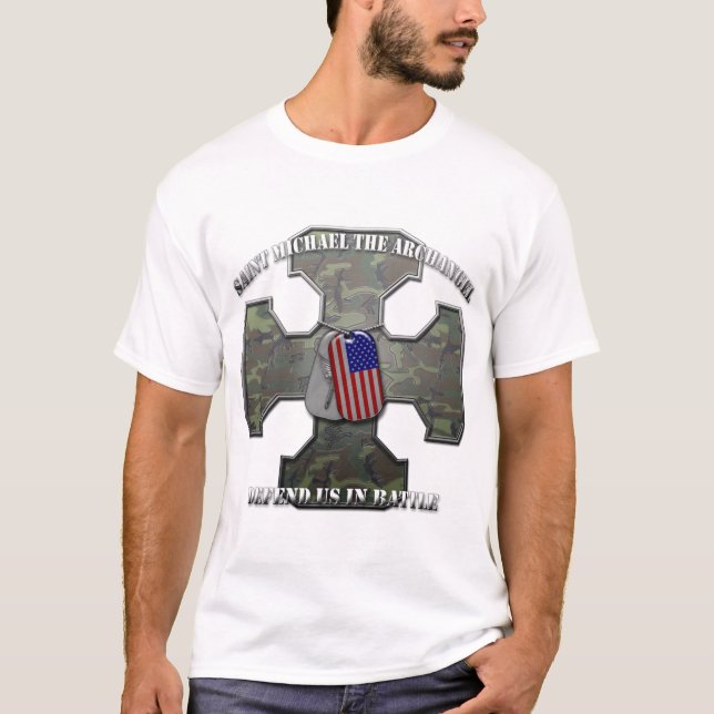 Camiseta St Michael o arcanjo (Frente)