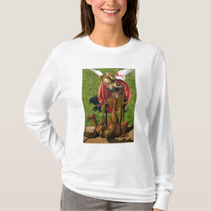Camiseta St Michael que mata o dragão