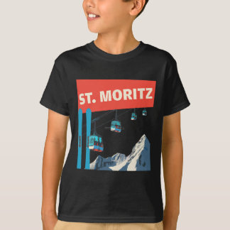 Camiseta St. Moritz Skiing - Retro St. Moritz Ski 