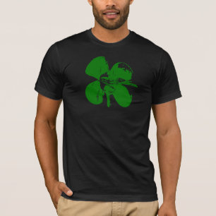 Camiseta St. O dia do rissol (verde no preto)