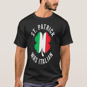 Camiseta St Patrick Era Trevo de Trevo Italiano Irlandês It