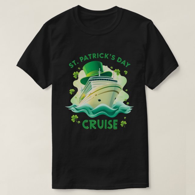 Camiseta St. Patrick’s Day Cruise T-Shirt  (Frente do Design)