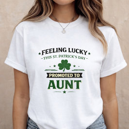 Camiseta St. Patrick’s Day Pregnancy Announcement