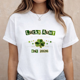 Camiseta St. Patrick’s Day Pregnancy Announcement